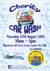 Charity Car Wash hosted by FastKlean to benefit Noah’s Ark Children’s Hospice