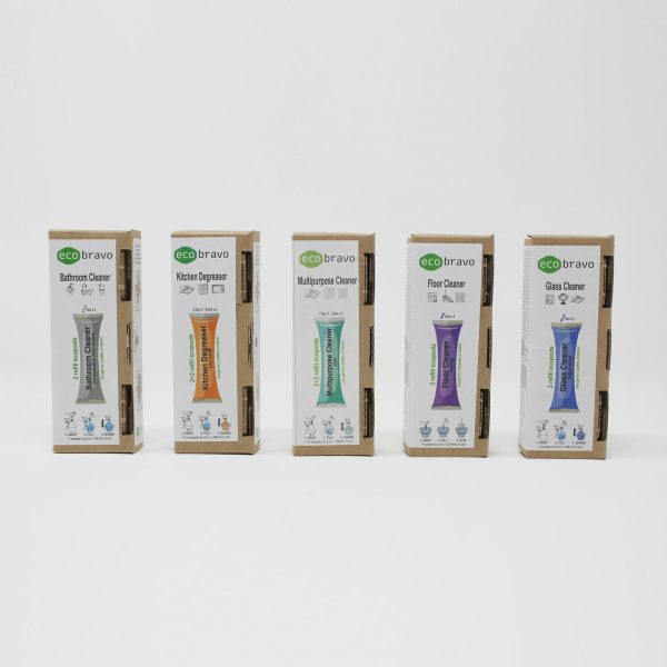 Water Soluble Plastic Free Cleaning Sachets Set