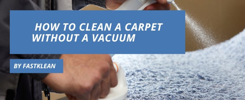 Clean A Carpet Without A Vacuum